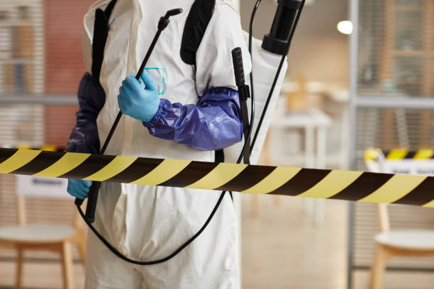 Professional Biohazard Cleanup technician working in Smith River, CA